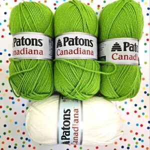 PATONS CANADIANA YARN LOT OF 4